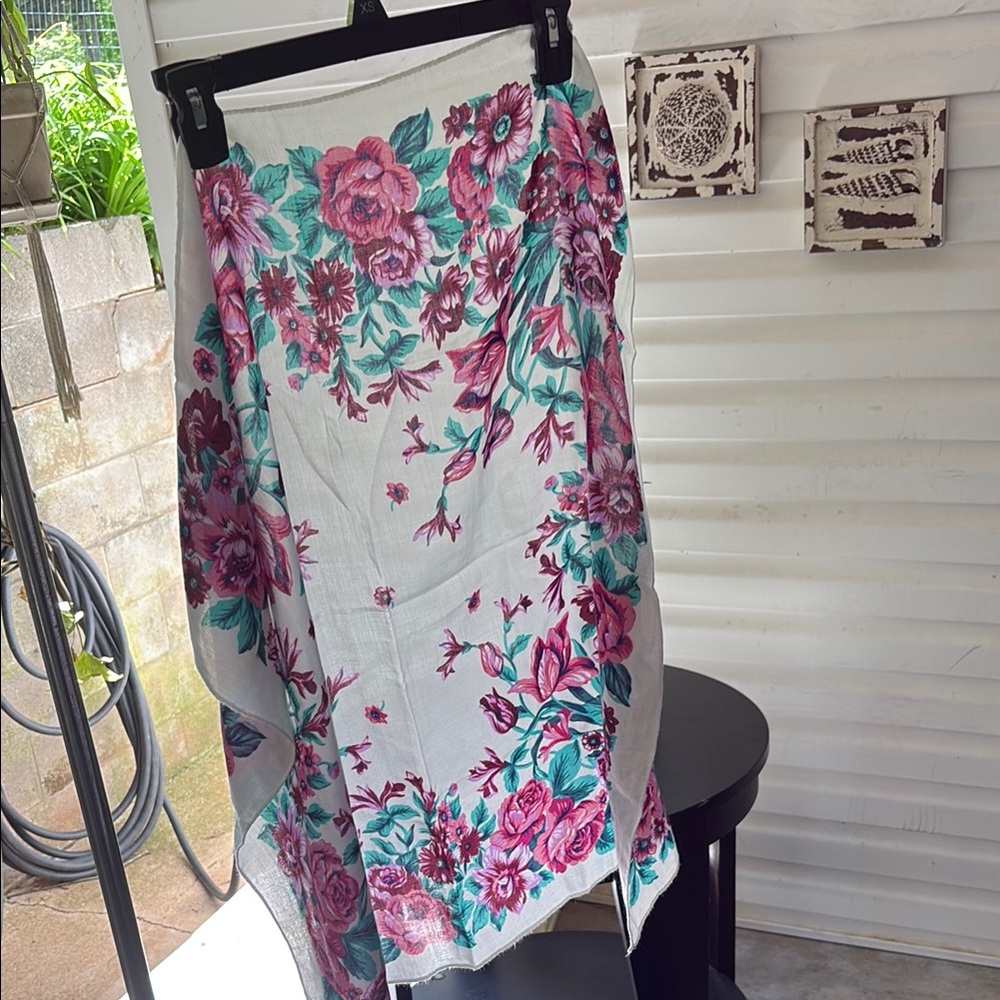 Floral scarf